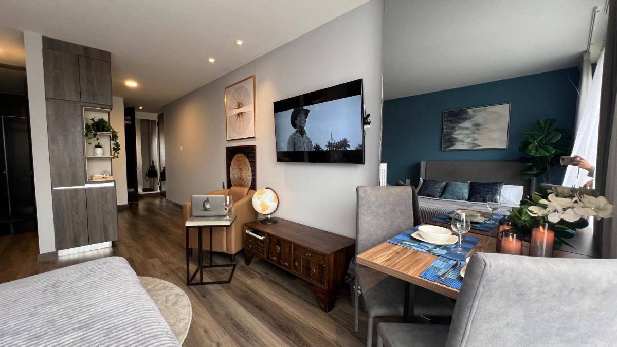 LOFT with hotel amenities, coworking, room service, gym